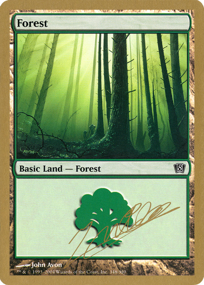 Forest (jn348) (Julien Nuijten) [World Championship Decks 2004] | Galaxy Games LLC