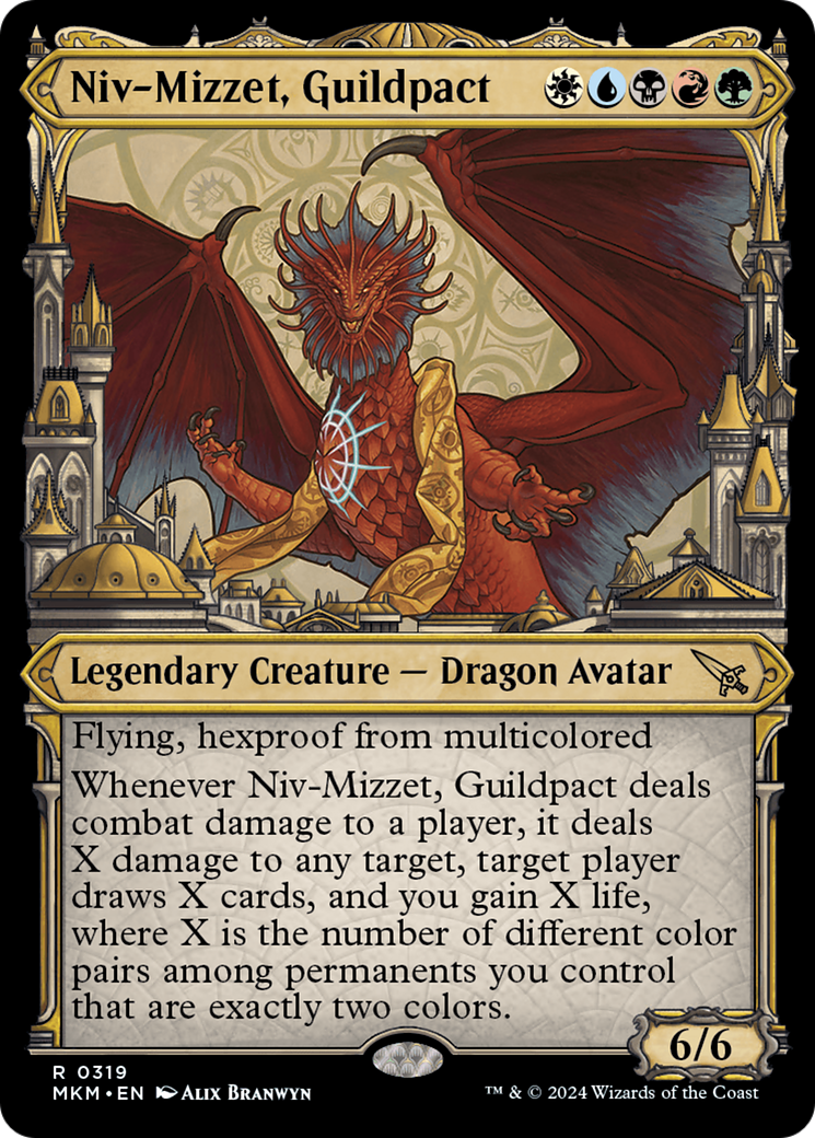 Niv-Mizzet, Guildpact (Showcase) (319) [Murders at Karlov Manor] | Galaxy Games LLC