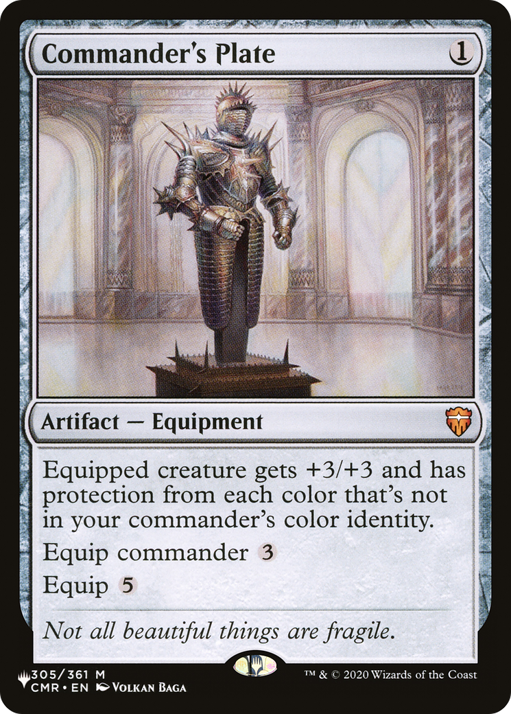 Commander's Plate [The List] | Galaxy Games LLC