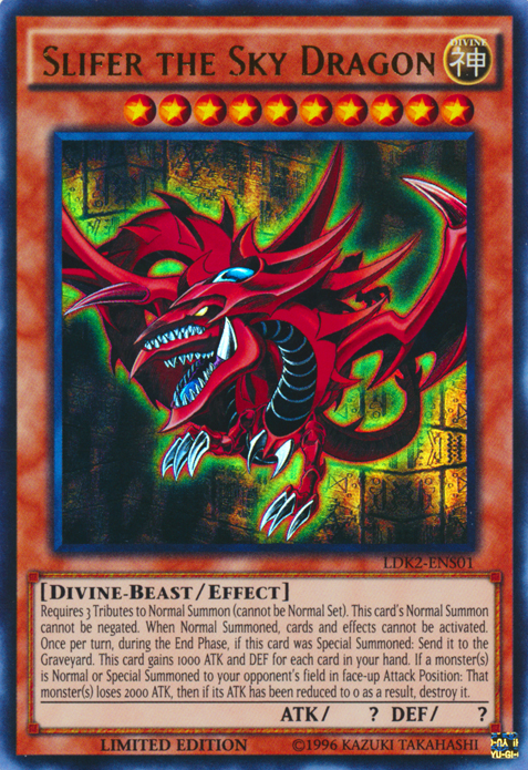 Slifer the Sky Dragon [LDK2-ENS01] Ultra Rare | Galaxy Games LLC