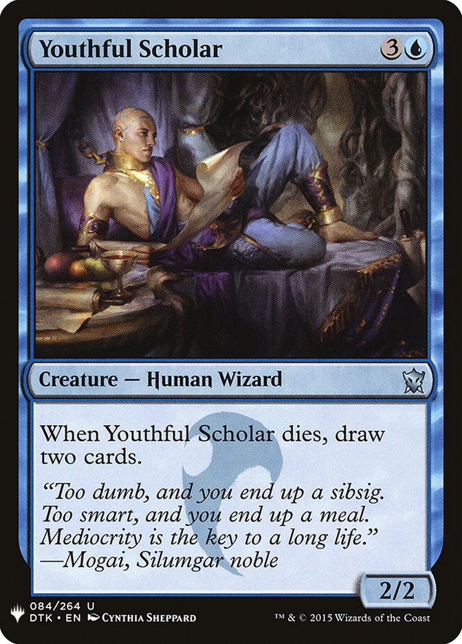 Youthful Scholar [Mystery Booster] | Galaxy Games LLC