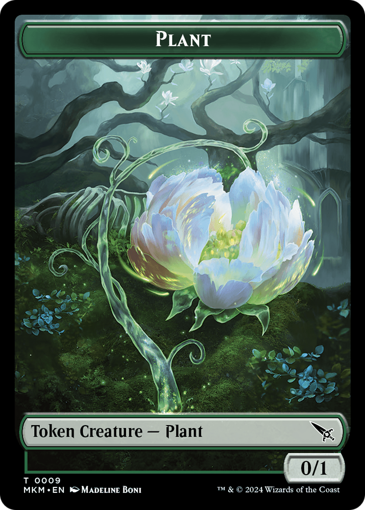 Plant Token [Murders at Karlov Manor Tokens] | Galaxy Games LLC