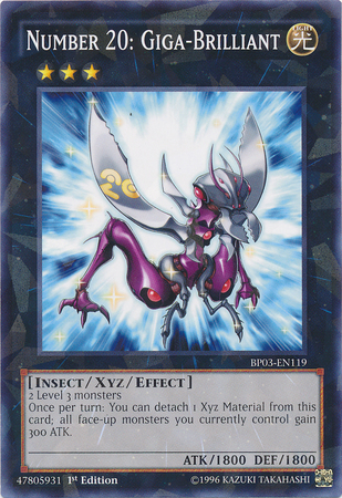Number 20: Giga-Brilliant [BP03-EN119] Shatterfoil Rare | Galaxy Games LLC