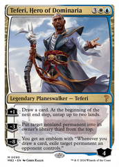 Teferi, Hero of Dominaria (White Border) [Mystery Booster 2] | Galaxy Games LLC