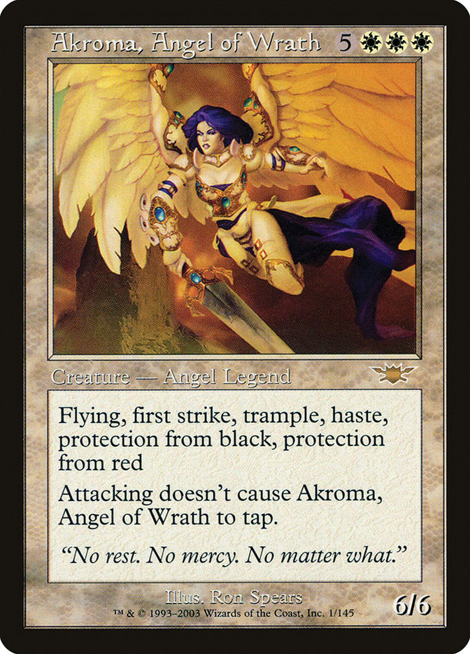 Akroma, Angel of Wrath [Legions] | Galaxy Games LLC