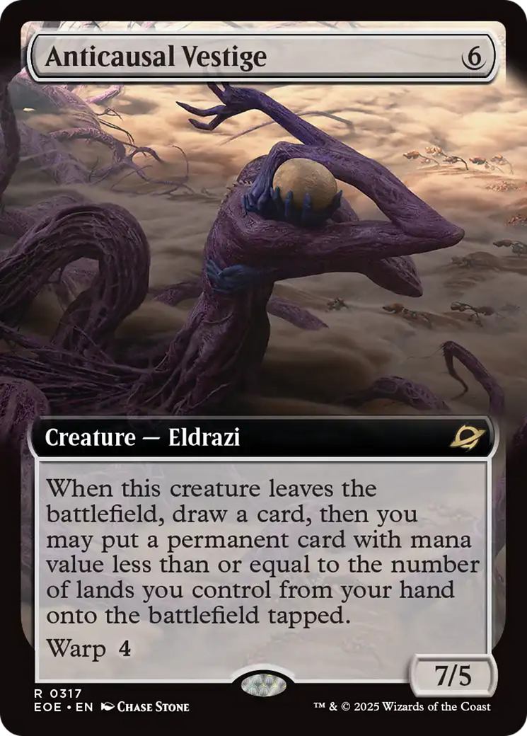 Anticausal Vestige (Extended Art) [Edge of Eternities] | Galaxy Games LLC