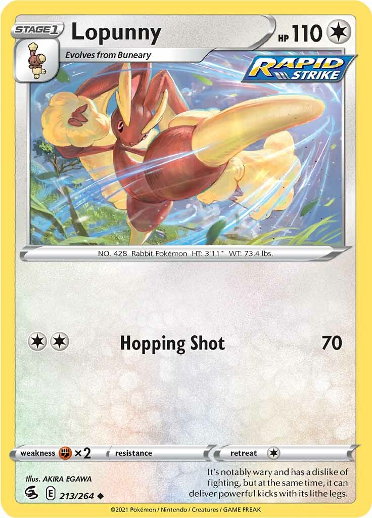 Lopunny (213/264) [Sword & Shield: Fusion Strike] | Galaxy Games LLC