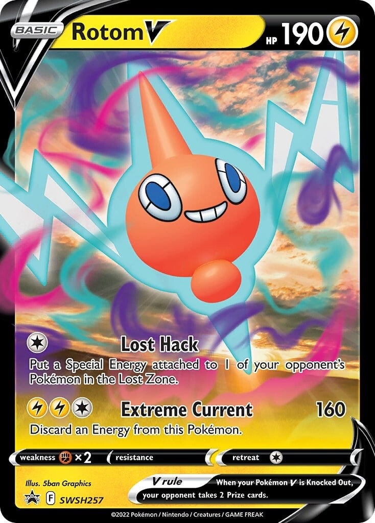 Rotom V (SWSH257) [Sword & Shield: Black Star Promos] | Galaxy Games LLC