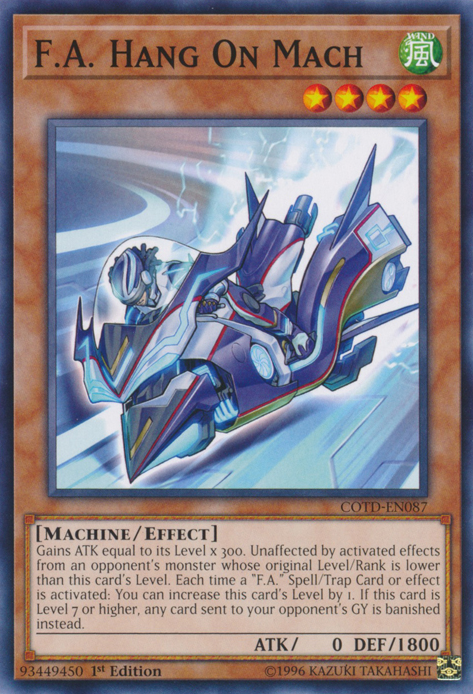 F.A. Hang On Mach [COTD-EN087] Common | Galaxy Games LLC