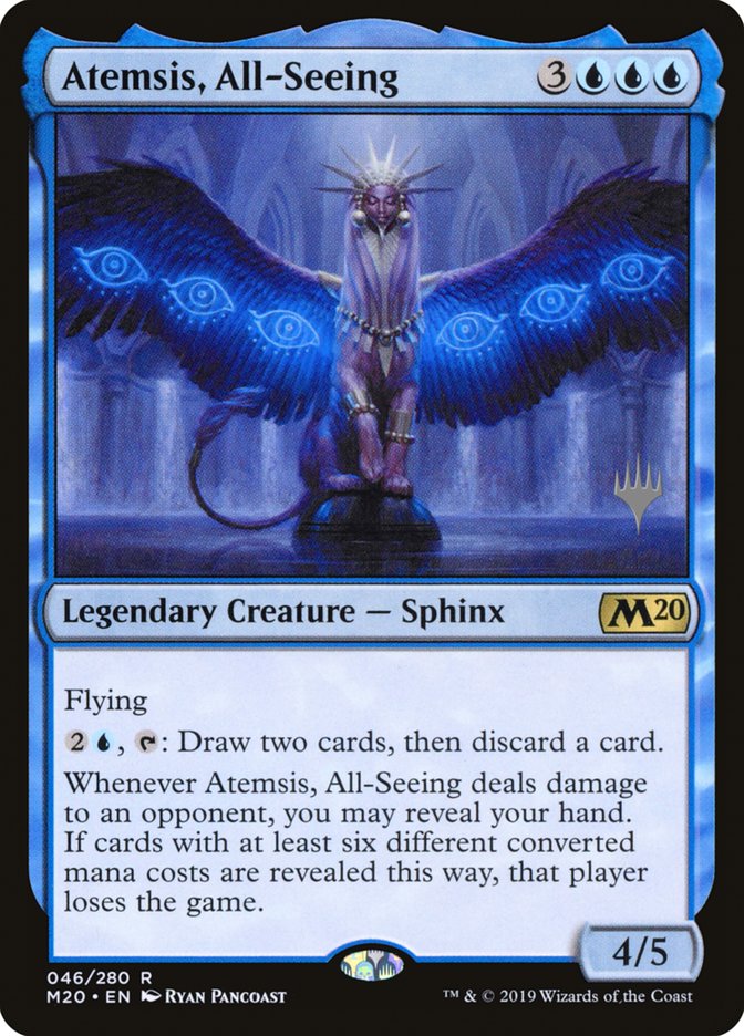 Atemsis, All-Seeing (Promo Pack) [Core Set 2020 Promos] | Galaxy Games LLC