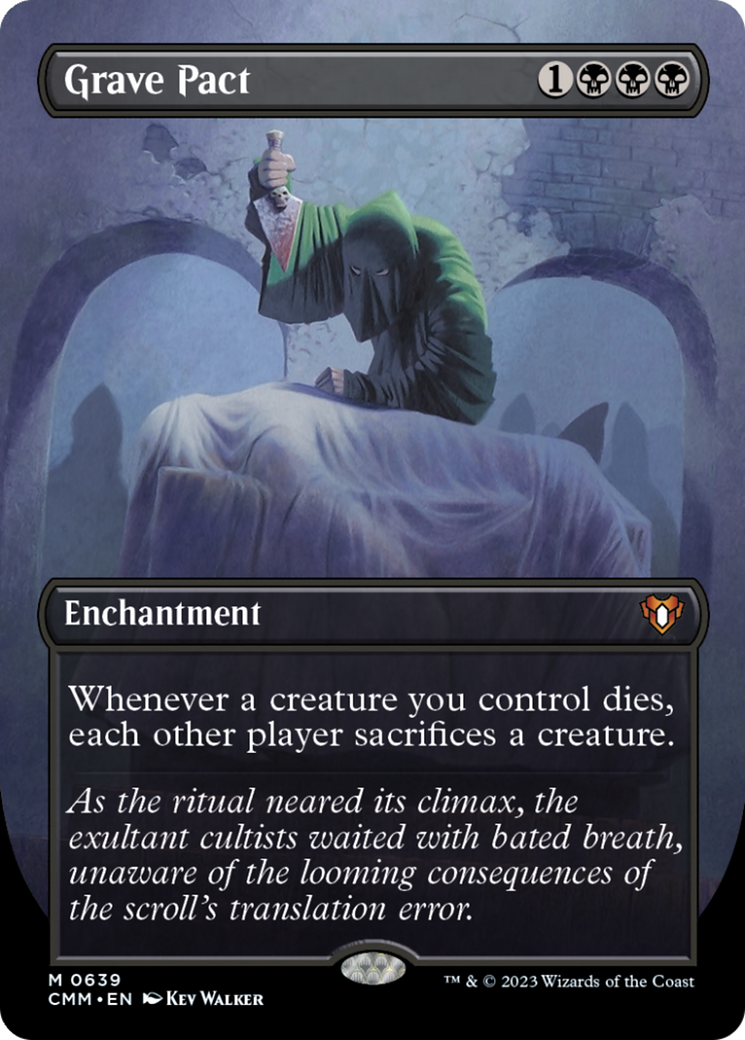 Grave Pact (Borderless Alternate Art) [Commander Masters] | Galaxy Games LLC