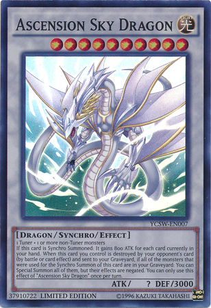 Ascension Sky Dragon [YCSW-EN007] Super Rare | Galaxy Games LLC