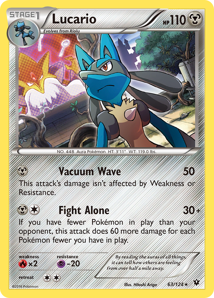 Lucario (63/124) [XY: Fates Collide] | Galaxy Games LLC