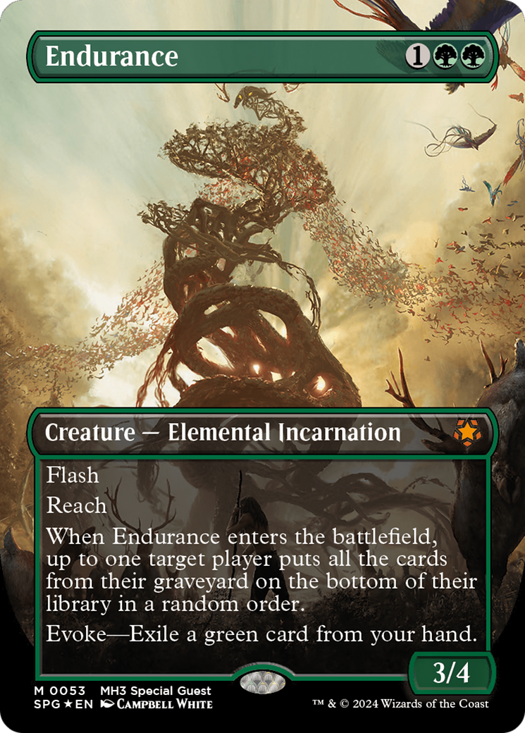 Endurance (Borderless) (Textured Foil) [Modern Horizons 3 Special Guests] | Galaxy Games LLC