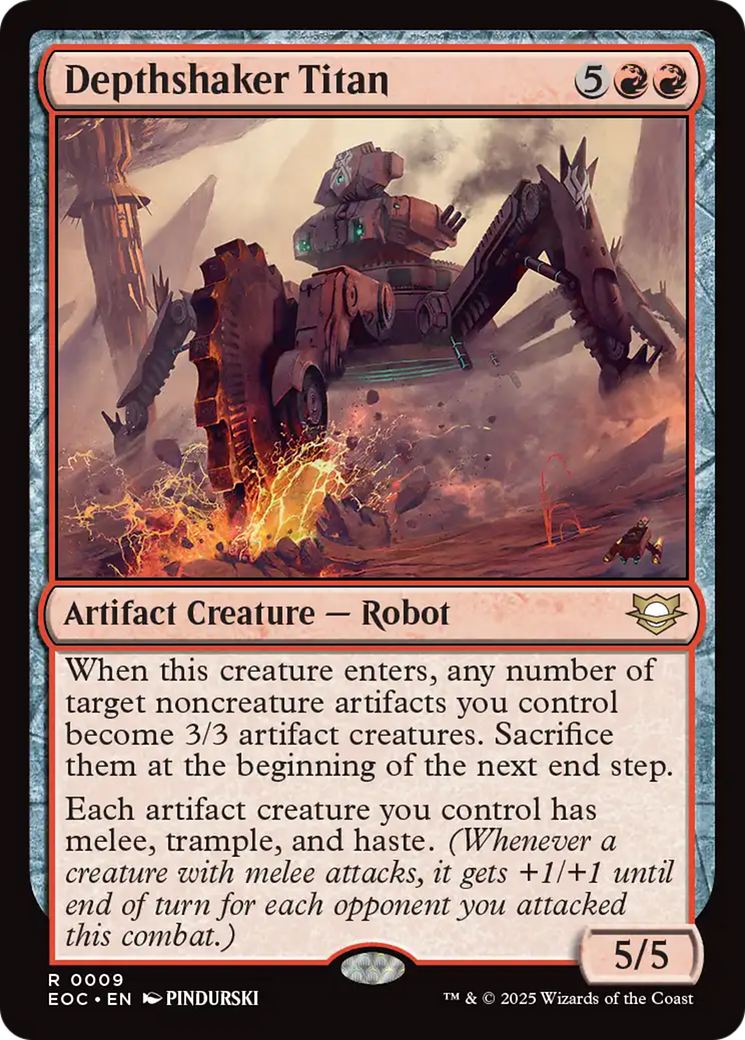 Depthshaker Titan [Edge of Eternities Commander] | Galaxy Games LLC