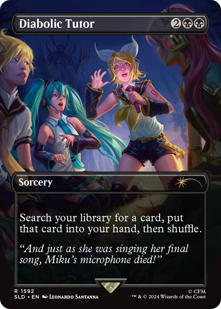 Diabolic Tutor (1592) [Secret Lair Drop Series] | Galaxy Games LLC