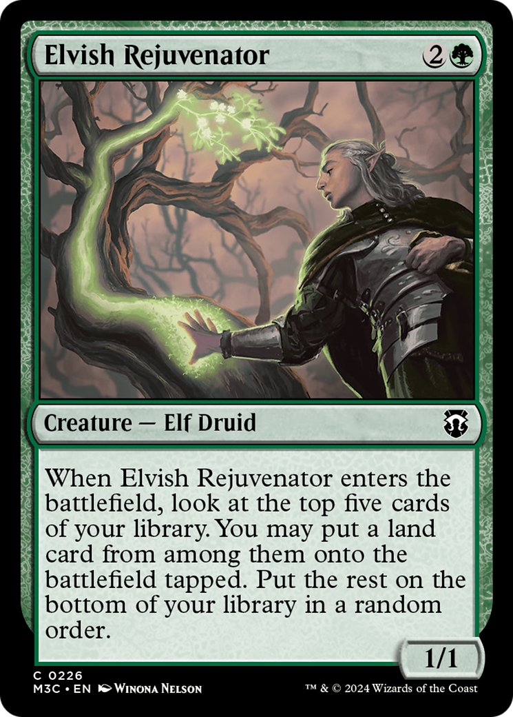 Elvish Rejuvenator (Ripple Foil) [Modern Horizons 3 Commander] | Galaxy Games LLC