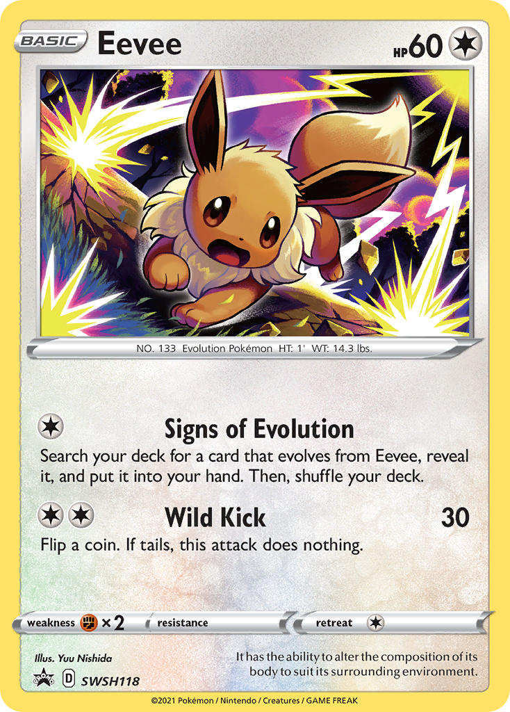 Eevee (SWSH118) [Sword & Shield: Black Star Promos] | Galaxy Games LLC