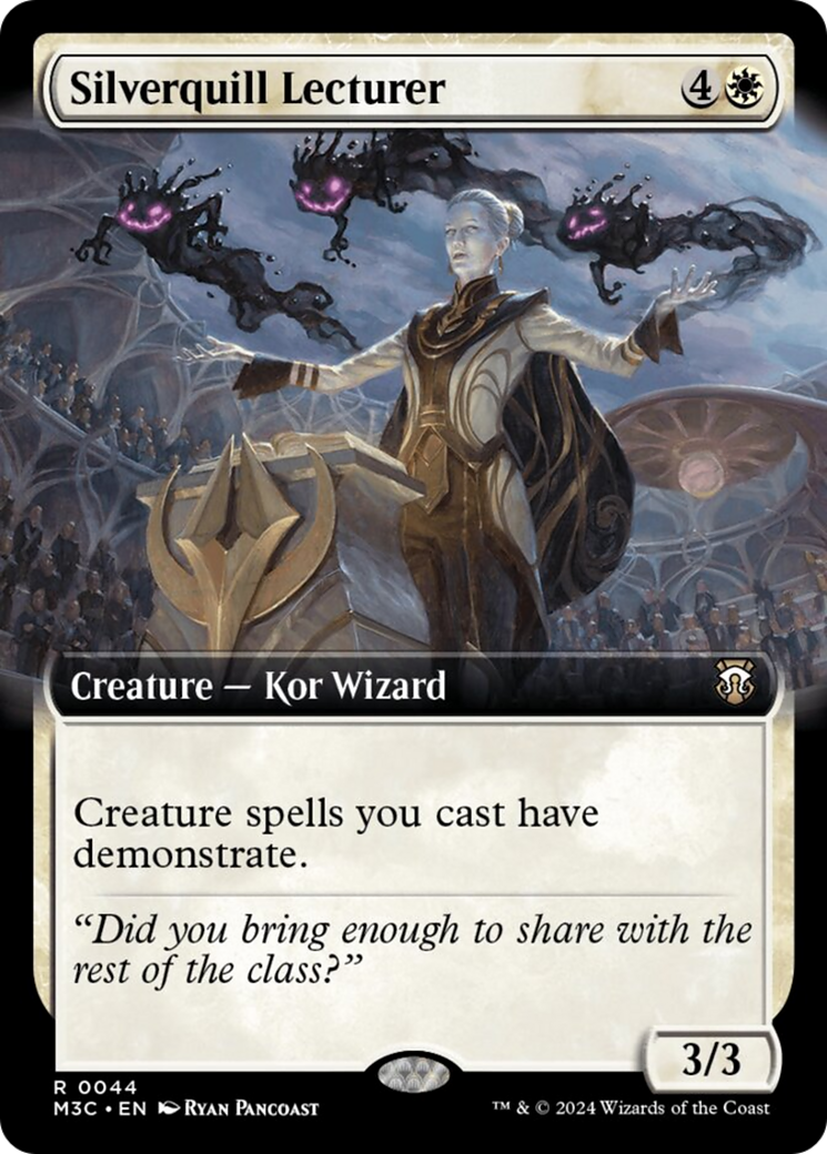 Silverquill Lecturer (Extended Art) [Modern Horizons 3 Commander] | Galaxy Games LLC