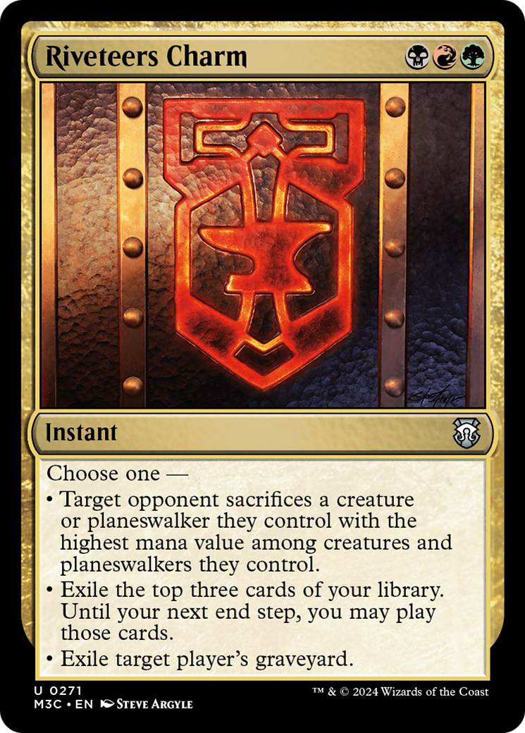 Riveteers Charm (Ripple Foil) [Modern Horizons 3 Commander] | Galaxy Games LLC