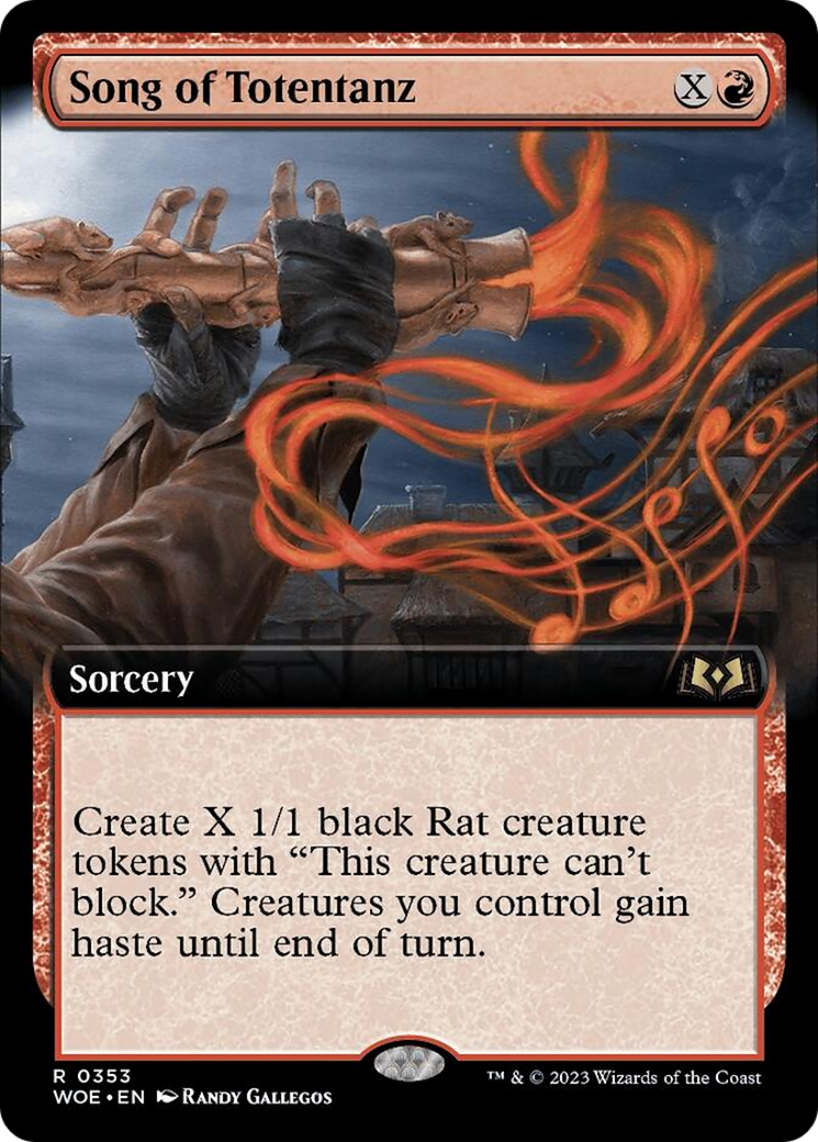 Song of Totentanz (Extended Art) [Wilds of Eldraine] | Galaxy Games LLC