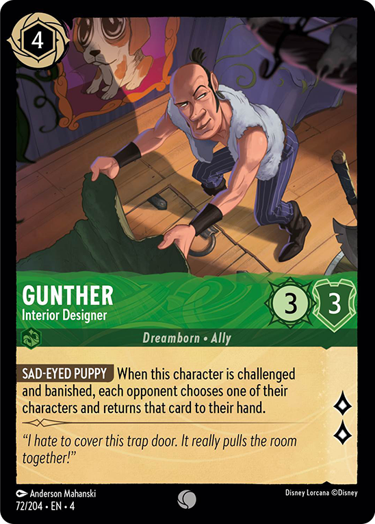 Gunther - Interior Designer (72/204) [Ursula's Return] | Galaxy Games LLC