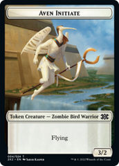 Egg // Aven Initiate Double-Sided Token [Double Masters 2022 Tokens] | Galaxy Games LLC