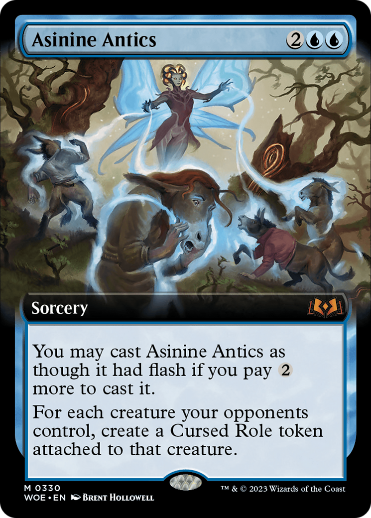 Asinine Antics (Extended Art) [Wilds of Eldraine] | Galaxy Games LLC