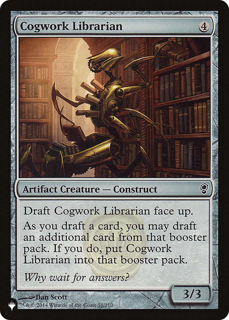 Cogwork Librarian [The List] | Galaxy Games LLC