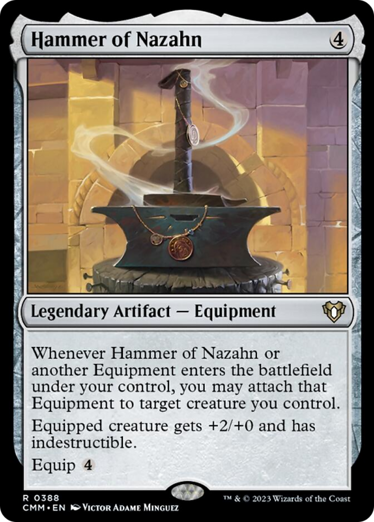 Hammer of Nazahn [Commander Masters] | Galaxy Games LLC