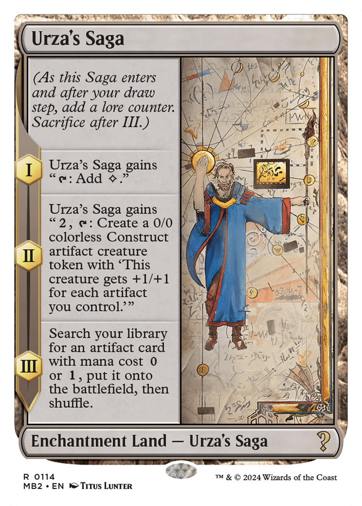 Urza's Saga (White Border) [Mystery Booster 2] | Galaxy Games LLC