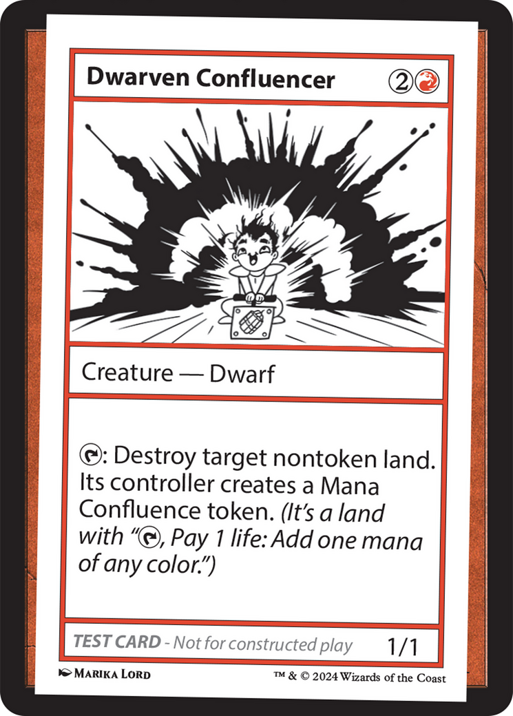 Dwarven Confluencer [Mystery Booster 2 Playtest Cards] | Galaxy Games LLC