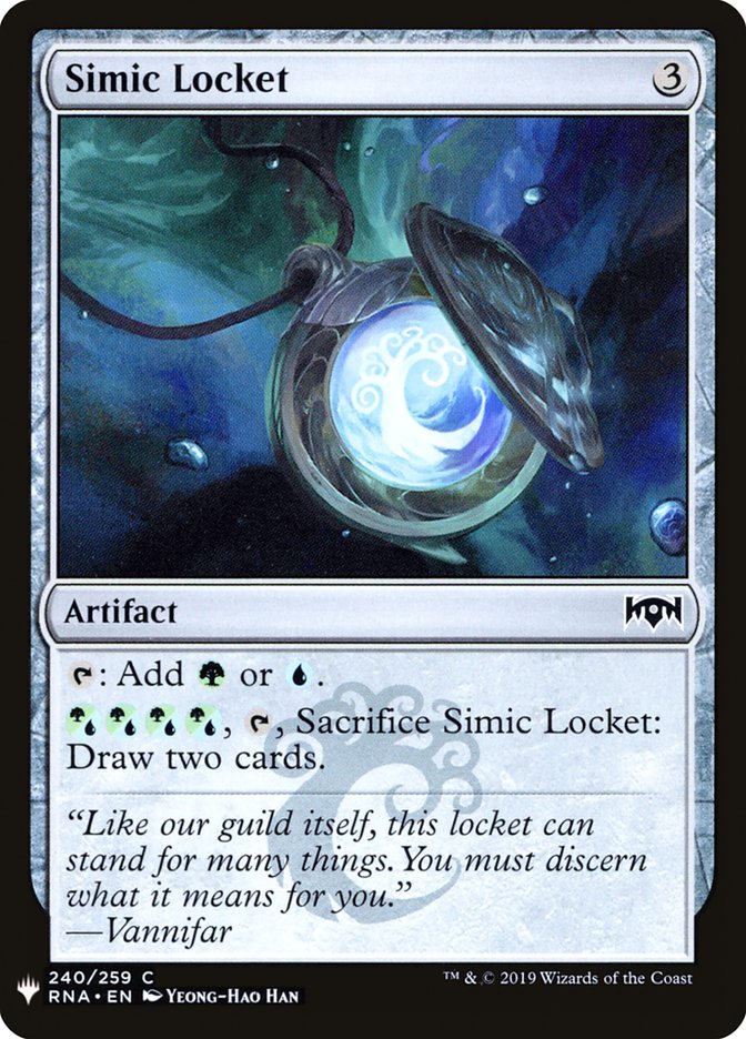 Simic Locket [Mystery Booster] | Galaxy Games LLC