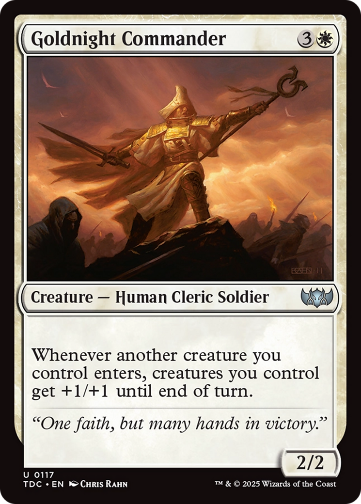 Goldnight Commander [Tarkir: Dragonstorm Commander] | Galaxy Games LLC