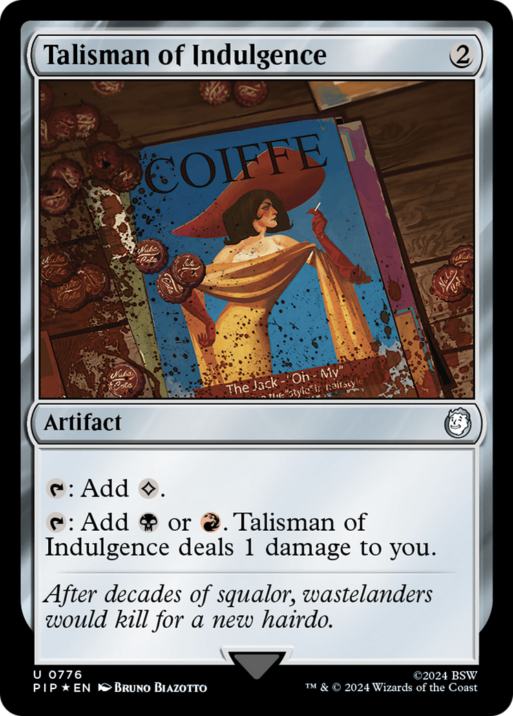 Talisman of Indulgence (Surge Foil) [Fallout] | Galaxy Games LLC