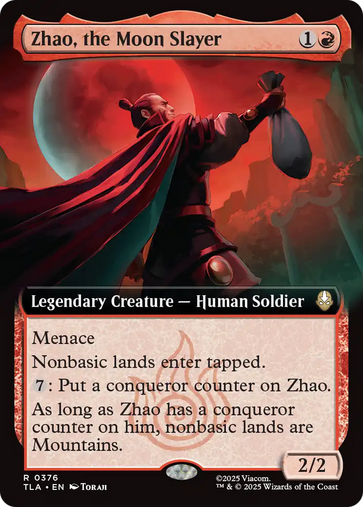 Zhao, the Moon Slayer (Extended Art) [Avatar: The Last Airbender] | Galaxy Games LLC