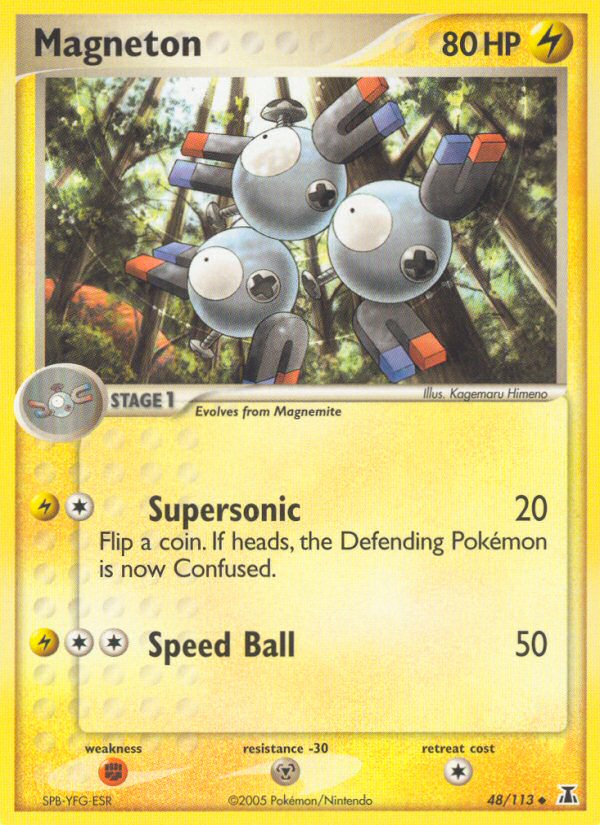 Magneton (48/113) [EX: Delta Species] | Galaxy Games LLC