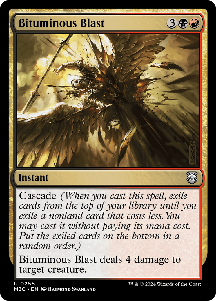 Bituminous Blast (Ripple Foil) [Modern Horizons 3 Commander] | Galaxy Games LLC