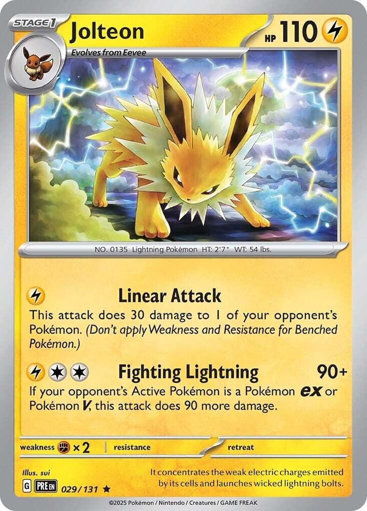 Jolteon (029/131) [Scarlet & Violet: Prismatic Evolutions] | Galaxy Games LLC