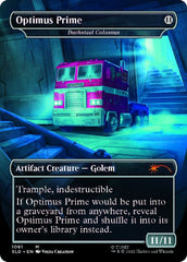 Darksteel Colossus - Optimus Prime (Borderless) [Secret Lair Drop Series] | Galaxy Games LLC