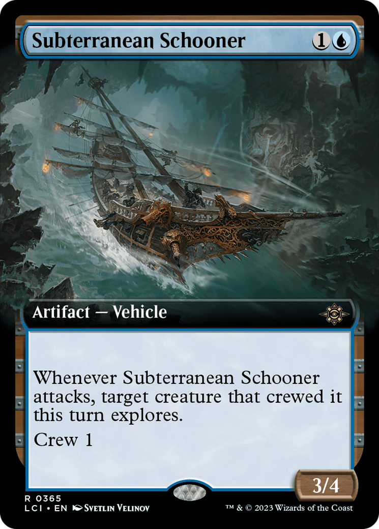 Subterranean Schooner (Extended Art) [The Lost Caverns of Ixalan] | Galaxy Games LLC