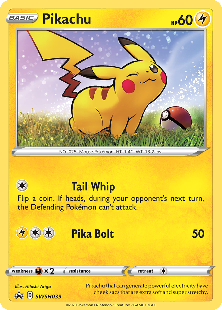 Pikachu (SWSH039) [Sword & Shield: Black Star Promos] | Galaxy Games LLC