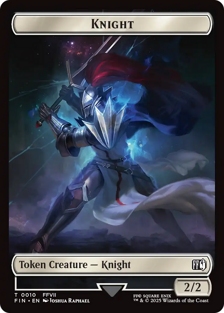 Hero (0003) // Knight Double-Sided Token [FINAL FANTASY Tokens] | Galaxy Games LLC