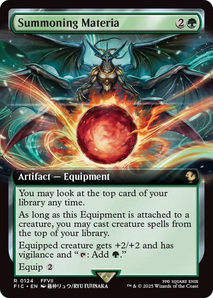 Summoning Materia (Extended Art) [FINAL FANTASY Commander] | Galaxy Games LLC