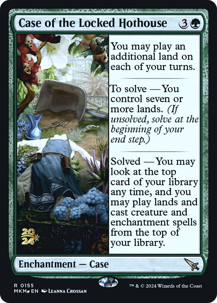 Case of the Locked Hothouse [Murders at Karlov Manor Prerelease Promos] | Galaxy Games LLC