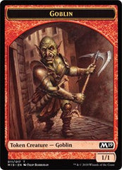 Goblin // Thopter Double-Sided Token (Game Night) [Core Set 2019 Tokens] | Galaxy Games LLC