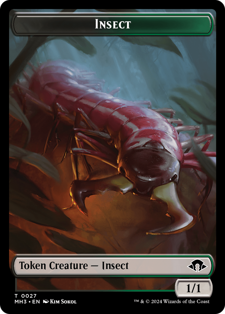 Insect Token (0027) [Modern Horizons 3 Tokens] | Galaxy Games LLC