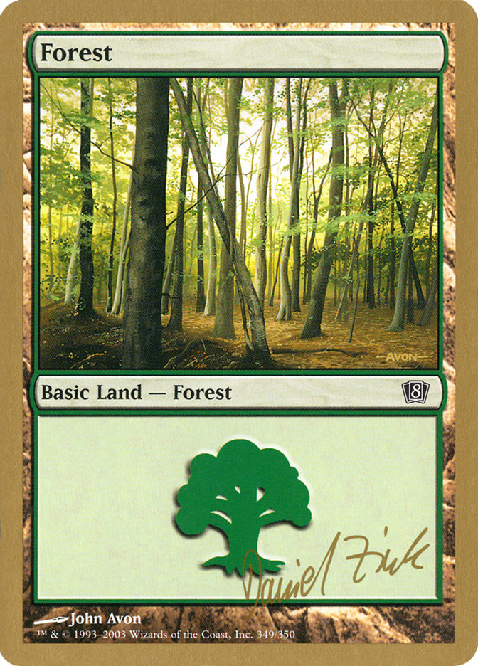 Forest (dz349) (Daniel Zink) [World Championship Decks 2003] | Galaxy Games LLC