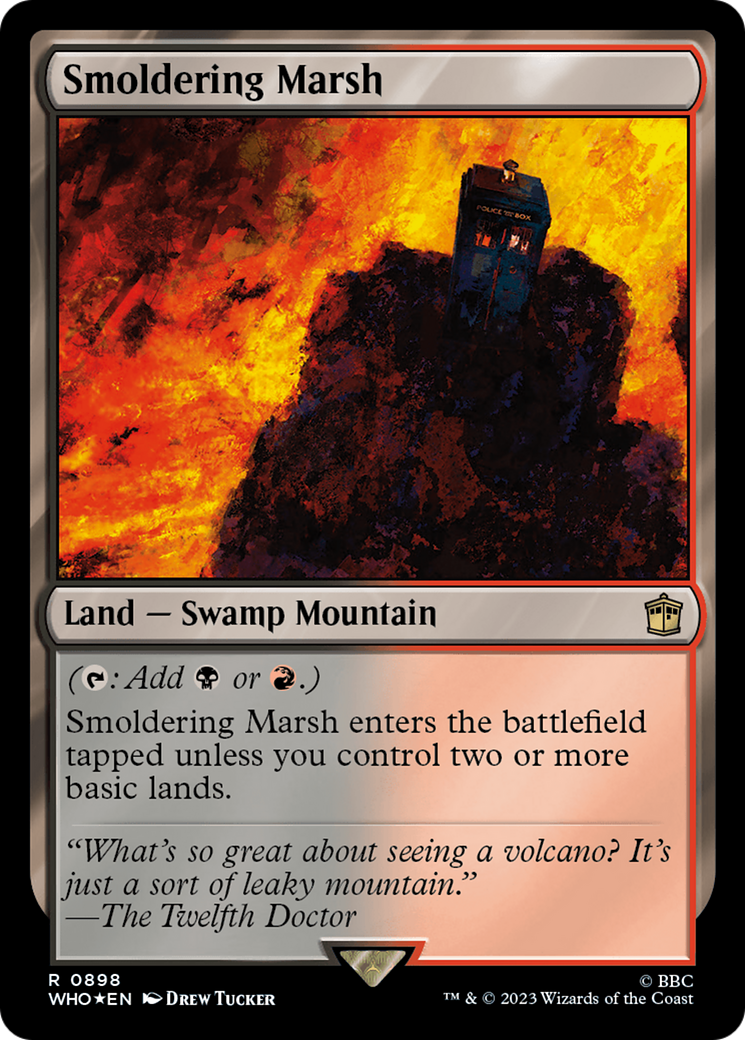 Smoldering Marsh (Surge Foil) [Doctor Who] | Galaxy Games LLC