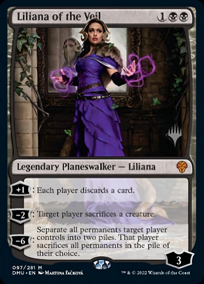 Liliana of the Veil (Promo Pack) [Dominaria United Promos] | Galaxy Games LLC